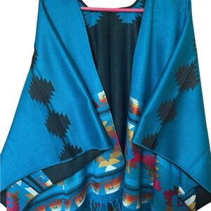 Artisan Poncho Cape Ecuadorian Market Otavalo!